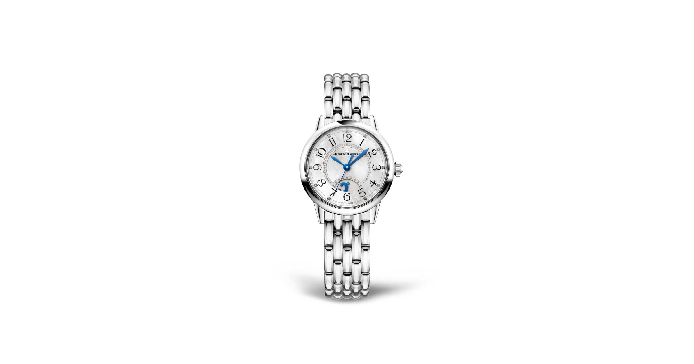 Stainless Steel Ladies Watch Automatic, self-winding Rendez-Vous Night & Day Small 3468110 | Jaeger-LeCoultre