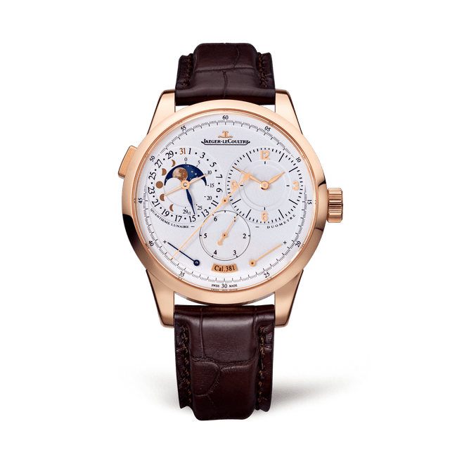 Pink Gold Men Watch Manual winding Duomètre Quantième Lunaire Q604242J ...