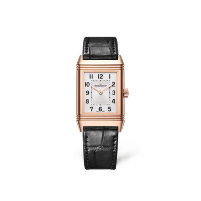 Pink Gold Ladies Watch Manual Winding Reverso Classic Medium Thin Jaeger Lecoultre